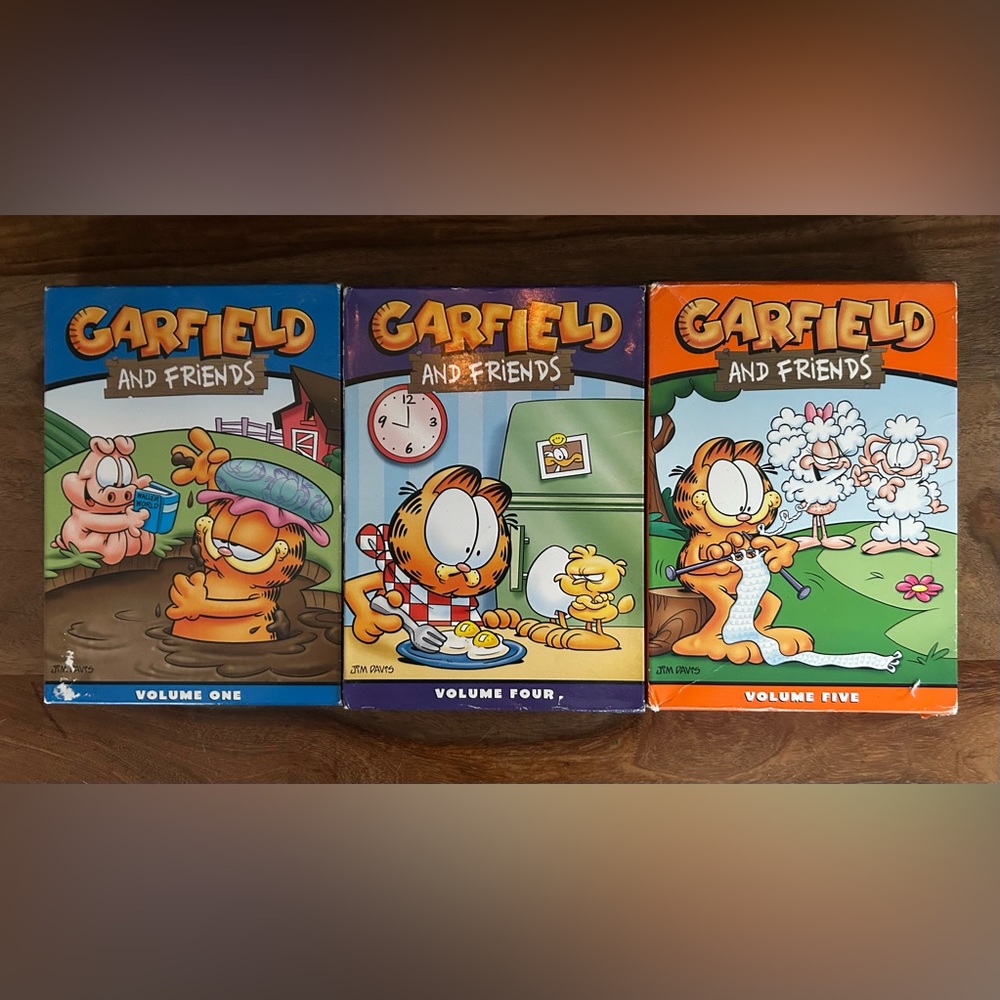 Garfield and friends DVD lot